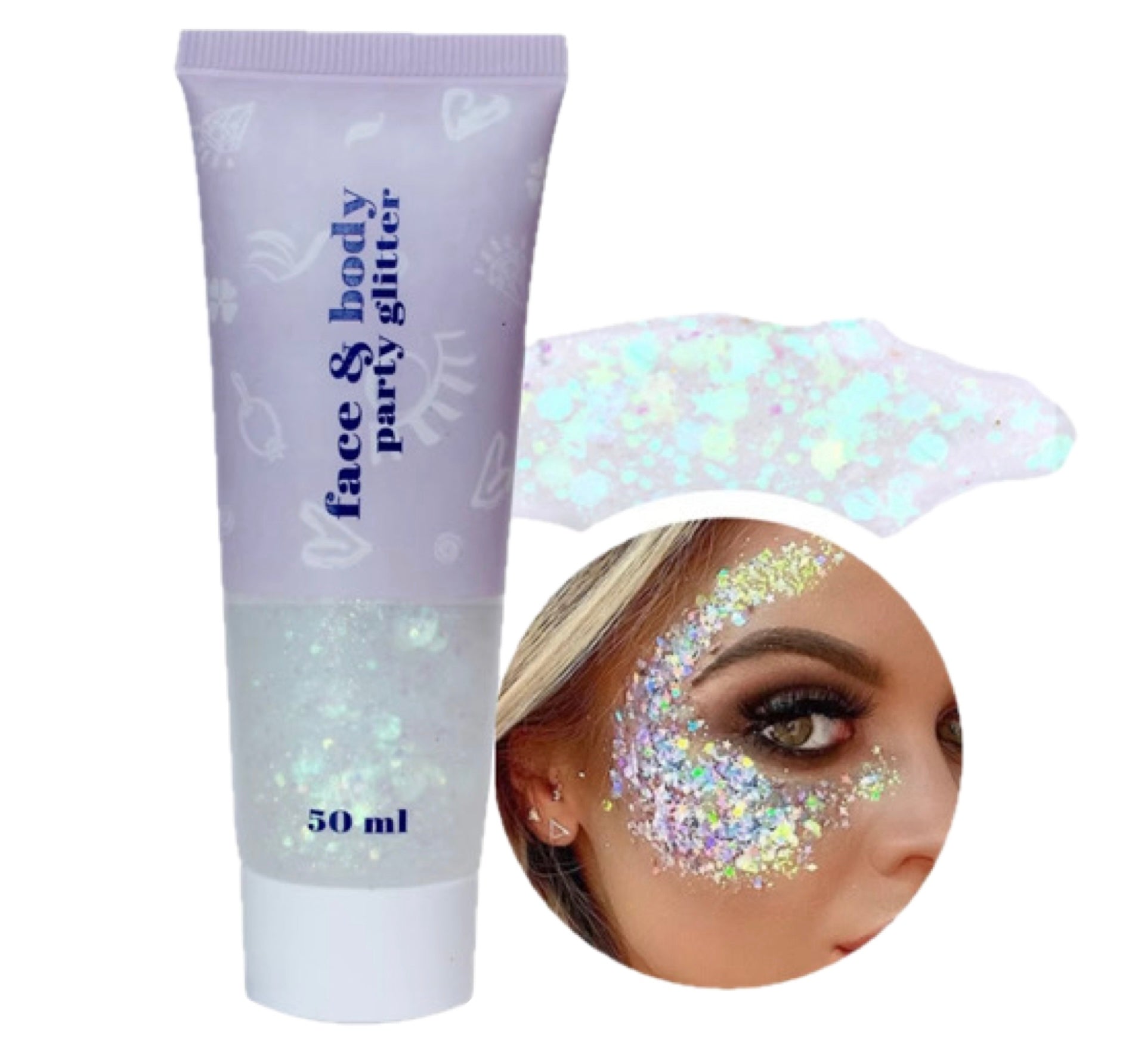 Iridescent Face & Body Glitter