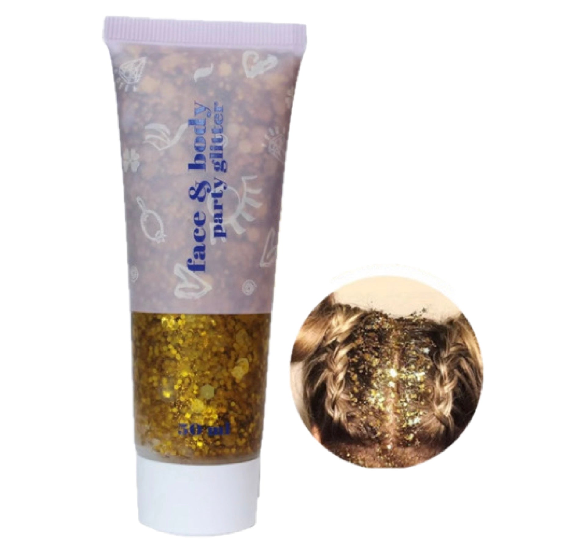 Gold Face & Body Glitter